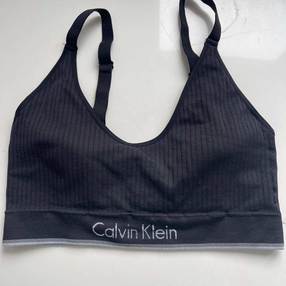 Calvin Klein Black Bralette size Large